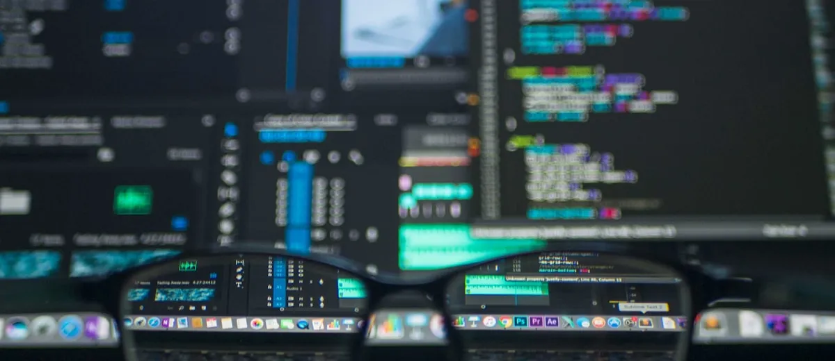 Écran de code programmation