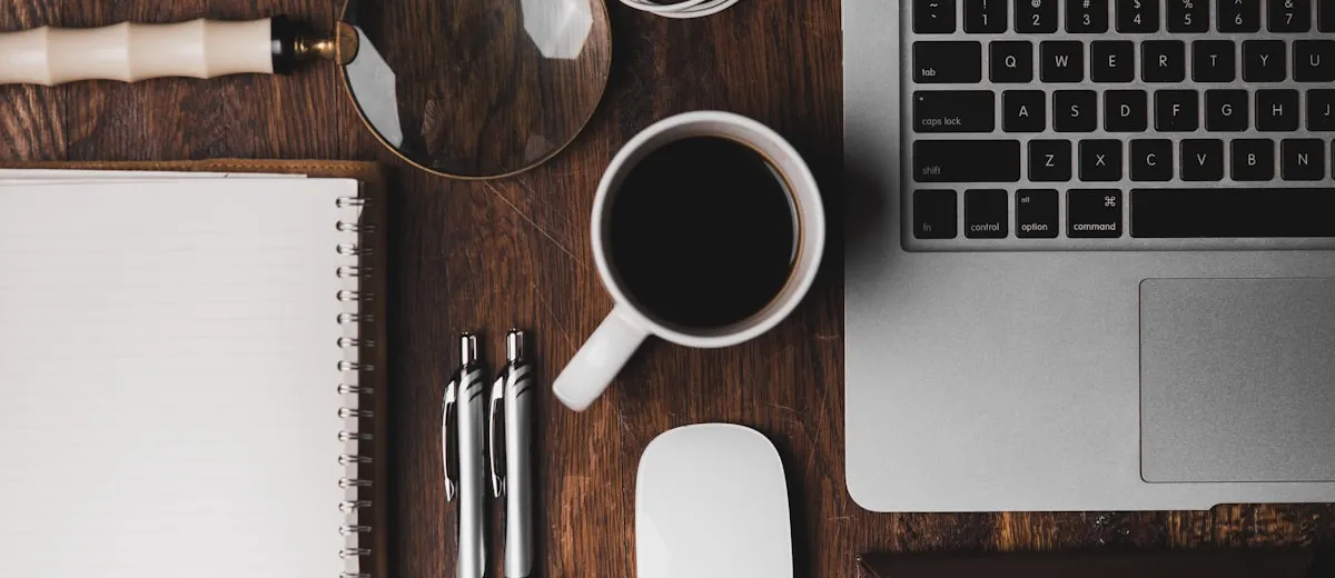 Espace de travail bureau productivité